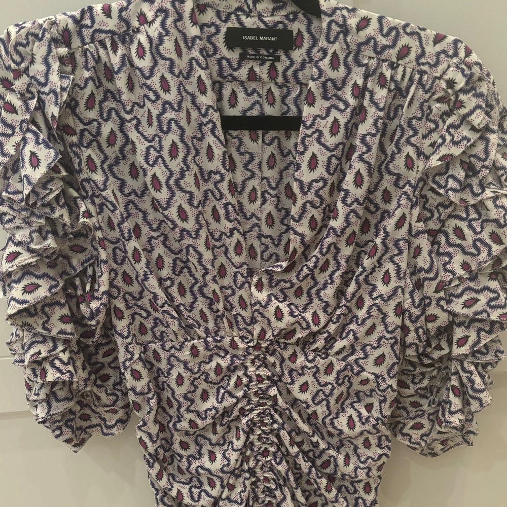 Isabel Marant Silk Top, Size 38